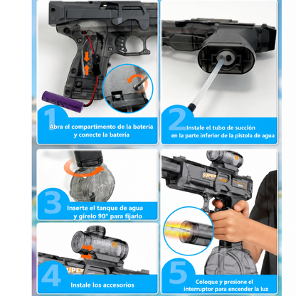 Pistola automática de agua